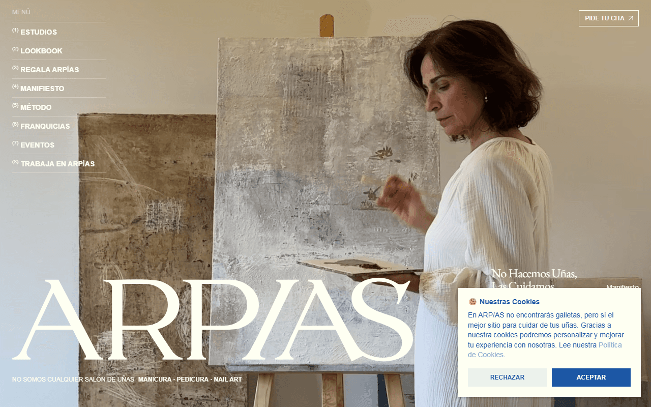 Somos Arpías homepage
