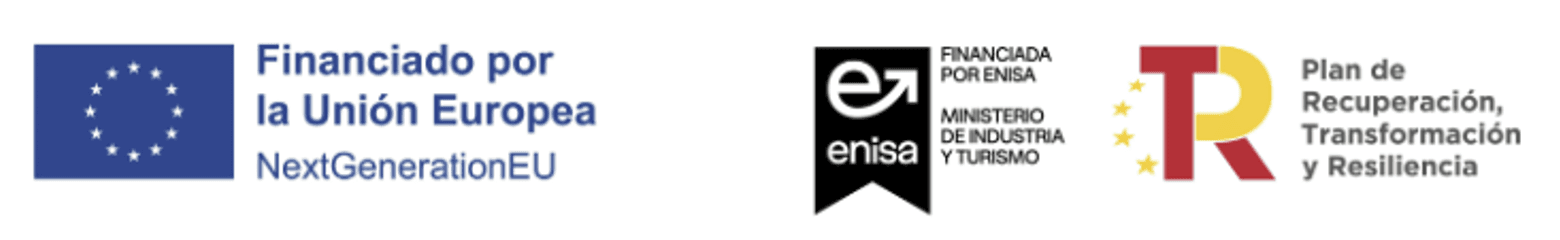 Financiado por la Unión Europea - NextGenerationEU, ENISA (Ministerio de Industria y Turismo), Plan de Recuperación, Transformación y Resiliencia