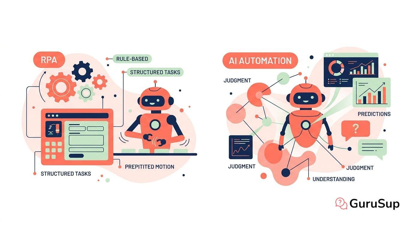 AI Automation vs RPA: Key Differences