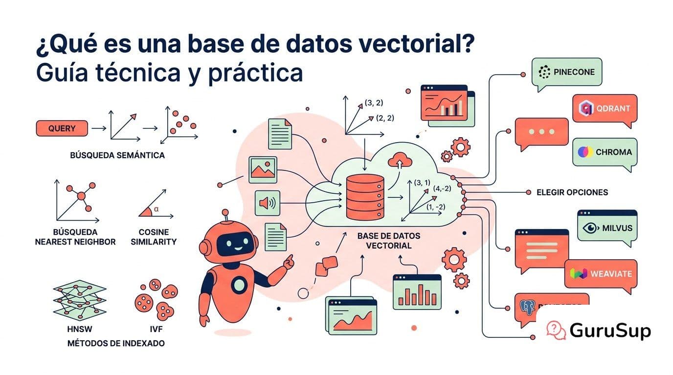 ¿Qué es una base de datos vectorial? Guía técnica y práctica