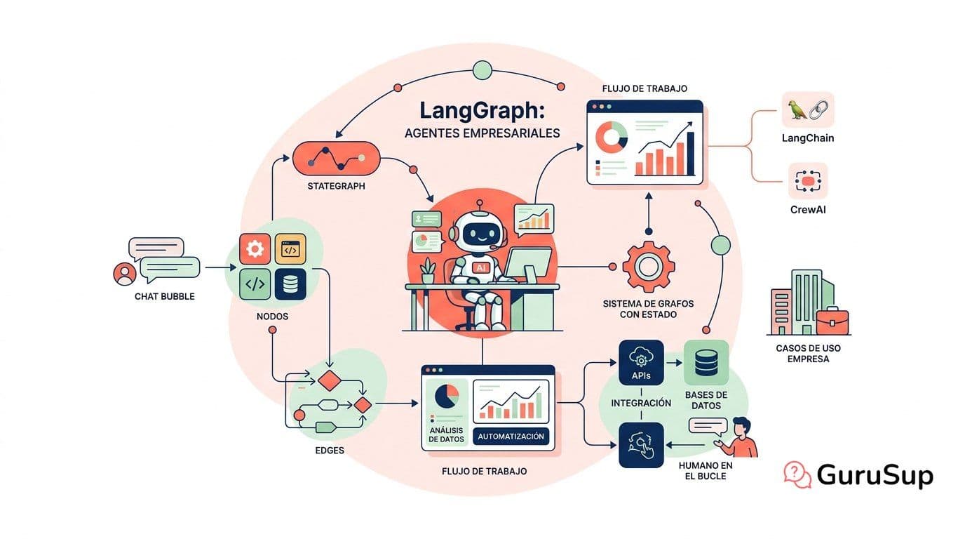 LangGraph: qué es, cómo funciona y cuándo usarlo en empresa