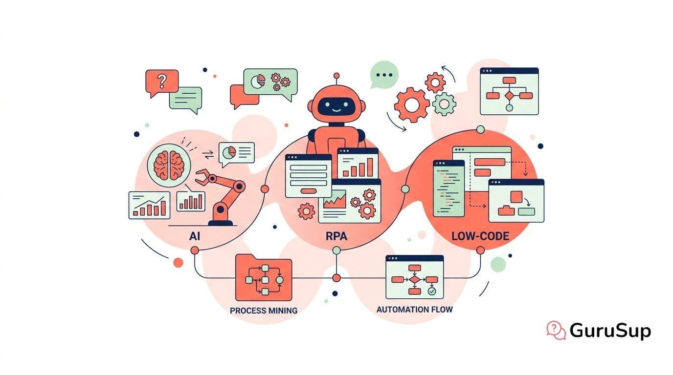 Hiperautomatización: IA + RPA + low-code