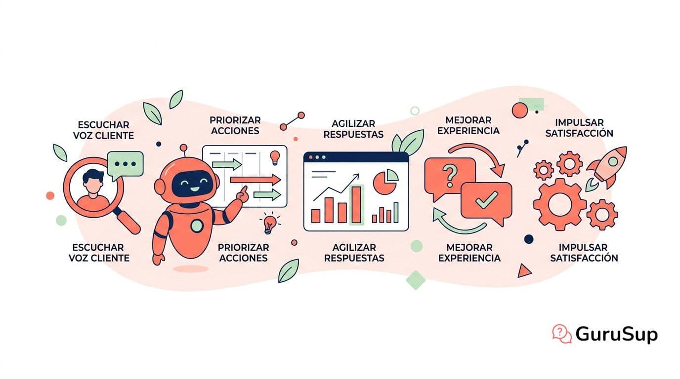 Acciones para mejorar la satisfacción del cliente: la guía operativa para priorizar y empezar hoy