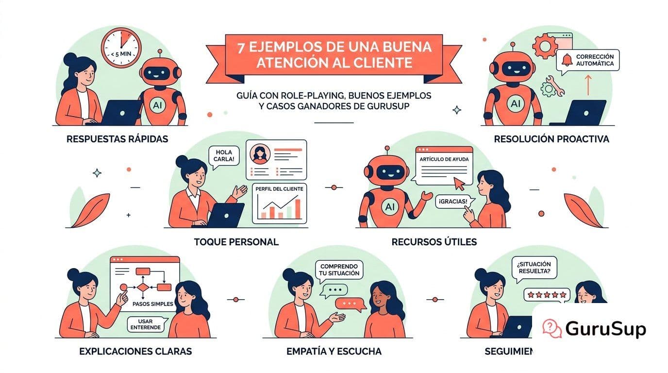 7 Ejemplos de una buena atención al cliente
