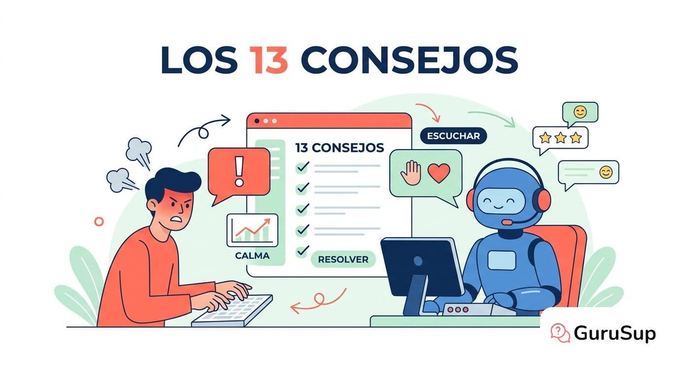 Los 13 consejos para tratar a clientes enfadados
