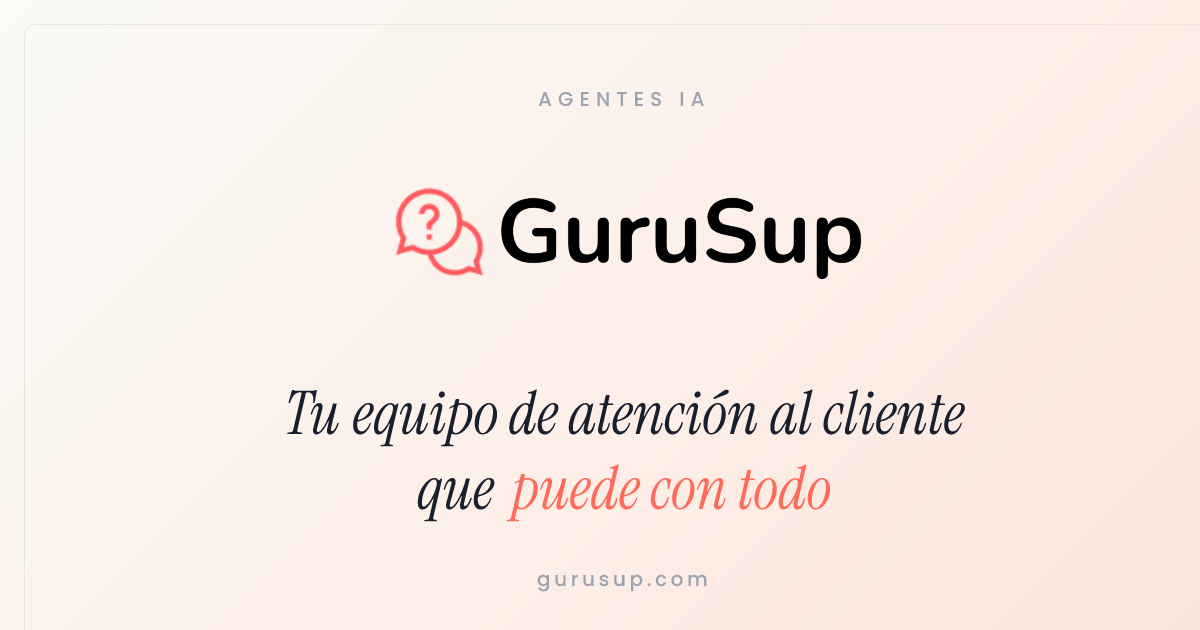 Panel principal de Gurusup — centralita virtual con IA conversacional